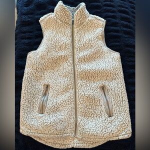 Thread & Supply Cream Sherpa Vest